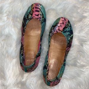 Multicolor Tieks Electric Snake